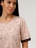 Женская пижама с шортами П-69(К) / Бежевый (короны) №9
