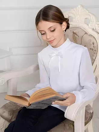 Детская блузка Шарлотта / Белый