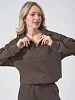 Женский костюм "Жаккард" 2450-Жак / Коричневый №4