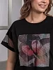 Женская футболка Софт-2 / чёрный №2