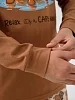 Детская пижама "Апельсинка" длинный рукав / Коричневый №5