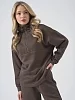 Женский костюм "Жаккард" 2450-Жак / Коричневый №7
