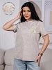 Женская футболка мод.2156/5 / Бежевый