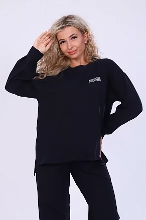 Женский костюм 27333 / темно-синий