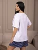 Женская пижама с шортами мод.2296/1 / Белый №4