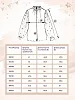 Детская блузка "Кайли" длинный рукав / Белый №11