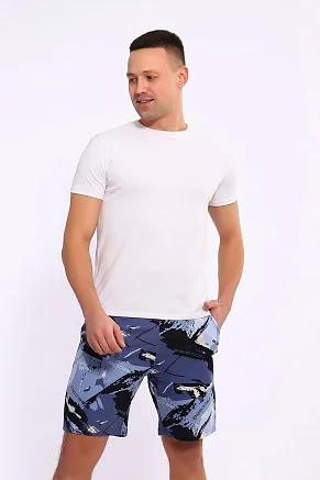 Шорты мужские 36746 / серо-голубой