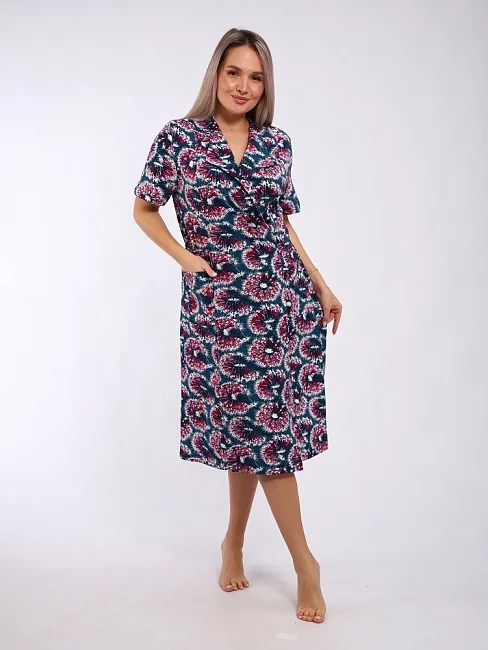 Женский халат на запах "Апаш" / В ассортименте