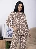 Женский костюм с брюками мод.2282 / Бежевый №4