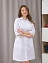 Халат медицинский женский М-075 Тиси / белый