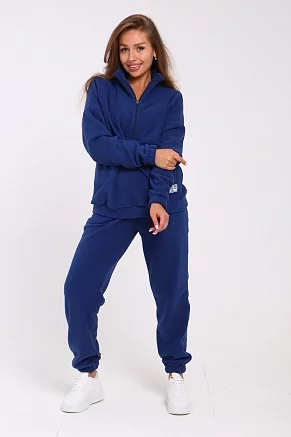 Женский костюм с брюками 35354 / синий