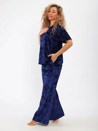 Женский костюм с брюками "Оливия" / Синий