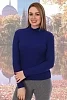 Женская водолазка Перспектива / индиго