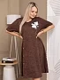Женское платье мод.2237 / Коричневый