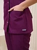 Костюм медицинский женский М-132 Тиси / баклажан №4