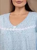 Женская ночная сорочка мод.39/40 / Голубой №3