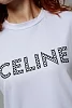 Женская футболка 8506/1 / белый+CELINE №8