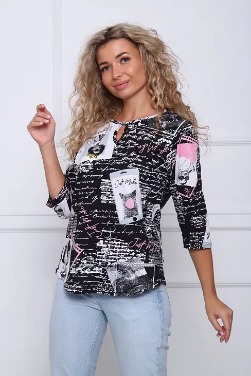Туника женская 5724 / черный