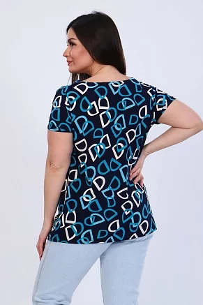 Женская туника 31505 / изумруд