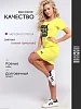 Женская туника Т14 / Желтый (надписи) №8