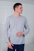 Пижама (макси) мужская Генри с длинным рукавом / синий №9