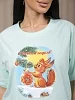 Женская пижама с шортами мод.2296/2 / Мятный №5