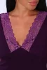 Женская пижама с шортами 78519 / баклажан №17