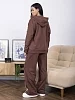 Женский костюм с брюками мод.2254 / коричневый №4