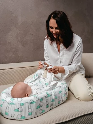 Подушка c эффектом памяти «Baby-Люлька» / зайчики