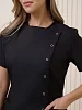 Костюм медицинский женский М-132 Тиси / черный №6