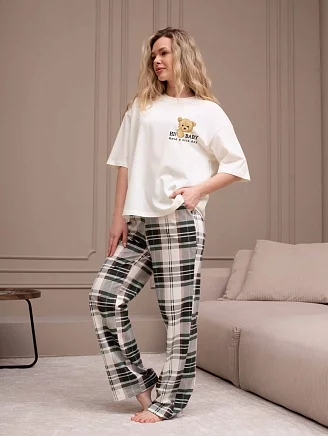 Женский костюм Мишель-4 / зелёный