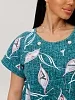Женский костюм К-119(К) / Бирюзовый (узоры) №4