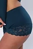 Женская пижама с шортами 78519 / изумруд №18