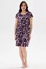Платье женское домашнее из кулирки Лана / Палитра лила макси №4