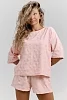 Женский костюм с шортами 37043 / персиковый №8