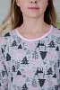 Пижама подростковая из кулирки Олененок / Нежно-розовый №9