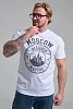 Мужская футболка 8503/1 / белый+Москва №11
