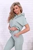 Женский костюм с брюками 27312 / ментол №9
