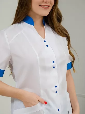 Костюм медицинский женский М-126 Тиси / джинс синий