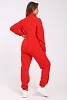 Женский костюм с брюками 35354 / красный №13