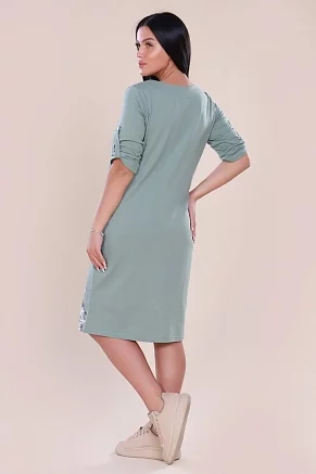 Женское платье 453 / Олива