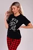 Женский костюм с брюками 15265 / черный №2
