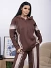 Женский костюм с брюками мод.2254 / коричневый №5