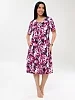 Женский халат Х-88(К) / Фуксия (узоры)
