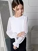 Детская школьная блузка София длинный рукав