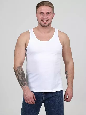 Мужская майка Амадис / белый