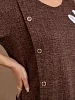 Женское платье мод.2237 / Коричневый №4