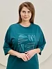 Жеская туника Прима / изумрудный №6