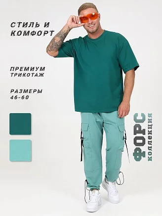 Мужская футболка Плизенд / петроль