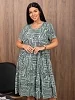 Женское платье мод.1738/28 / Зеленый №1